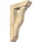 Ekena Millwork Funston Slat Rough Sawn Bracket w/ Offset Brace, Douglas Fir, 6"W x 20"D x 32"H BKT0604X20X32FST06RDF - alternate 1